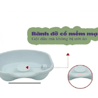 Chậu Gội Đầu Tại Giường, Tại Nhà, Thau Gội Đầu Chất Liệu Nhựa Cao Câp Siêu Bền