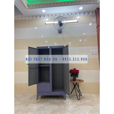 Tủ sắt quần áo cao 1m6 ngang 90cm - TSDT13