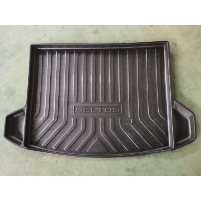 Lót cốp nhựa theo xe KIA SELTOS 2020-2021 nhựa đen dẻo TPO cao cấp