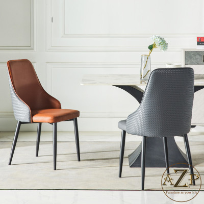 Bàn Ghế Ăn Phong Cách Đương Đại Châu Âu - Xu Hướng Hiện Nay Cho Không Gian Hiện Đại - Chân Thép Mặt Đá - Hàng Nhập Khẩu AZP