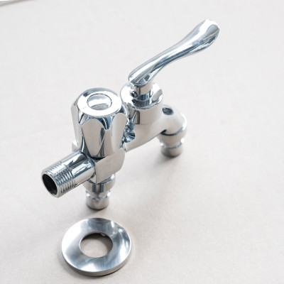 Vòi nước đa năng 2 đầu đồng mạ chorme cao cấp mẫu mới 2024 (Hàng chính hãng)