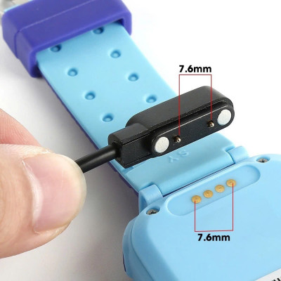 Dây sạc Cáp sạc Nam châm Đồng hồ Thông minh Q12 / Z66 / S12 / S2 / Q15 và các mẫu chống thấm nước khác - Hàng nhập khẩu - Giao Màu Ngẫu Nhiên