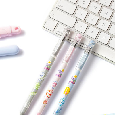 Bút Gel Deli 0.5 mm - Phiên Bản Sơn Tùng M-TP Giới Hạn - Deli G16-BL - Màu Xám - Mực Đen