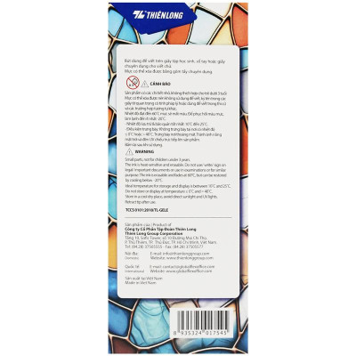 Hộp 10 Bút Gel Xóa Được 0.5 mm - Thiên Long GELE-007/V1 - Mực Đen