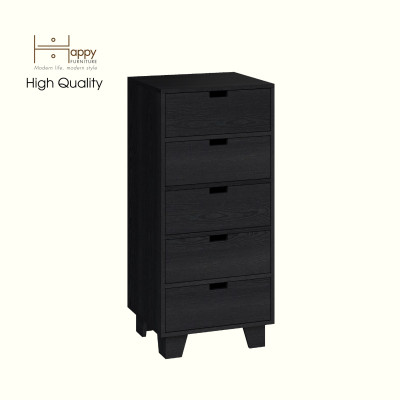 HAPPY FURNITURE , ALVA - Tủ lưu trữ 5 ngăn kéo , THK_229 , 50cm x 45cm x 110cm DxRxC