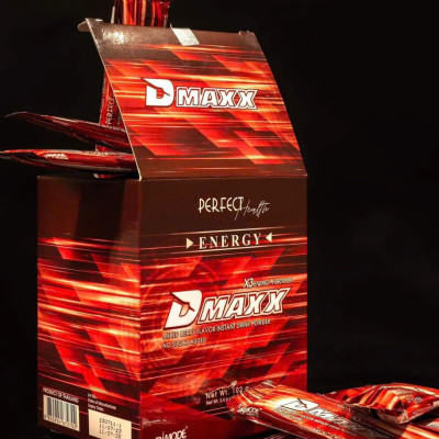 DMAXX thức uống bổ sung vitamin năng lượng không đường DAMODE 11 gói dùng thử màu đỏ