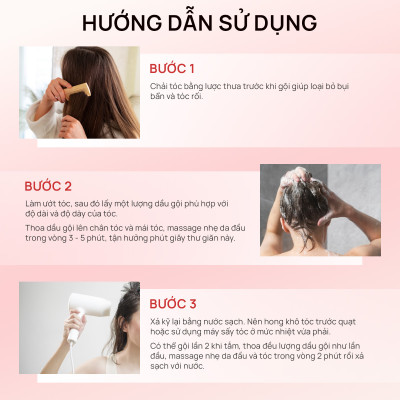 Dầu gội thảo dược Fresh Shampoo giảm rụng tóc, giảm gàu, nuôi dưỡng tóc mềm mượt và chắc khỏe từ gốc 500ml