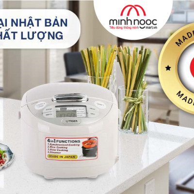 HÀNG CHÍNH HÃNG: Nồi cơm điện Tiger dung tích 1.8l JAX - S18W MADE IN JAPAN 