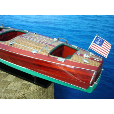 Mô hình cano HACKE.R CRAFT cao cấp, mô hình gỗ tự nhiên, làm quà tặng sang trọng 1st FURNITURE