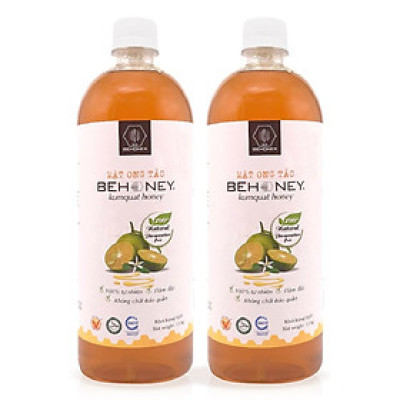 COMBO MẬT ONG TẮC 1,5KG ( 2 CHAI)