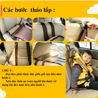 Ghé ngồi phụ  an toàn cho bé trên xe hơi, xe ô tô