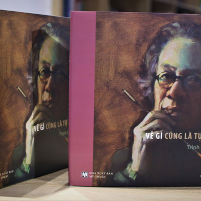 VẼ GÌ CŨNG LÀ TỰ HỌA - Họa Sĩ Trịnh Lữ - tái bản 2024 - bìa cứng, áo ôm, in màu toàn bộ