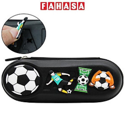 Bóp Viết Nhựa Charm Bóng Đá - Shunde 9036 - Màu Đen