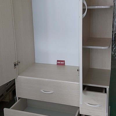 Tủ áo So Chill kèm kệ Juno sofa ngang 85 cm x Cao 1m4 x sâu 45 cm (màu sồi)