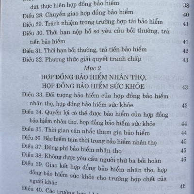 Luật Kinh Doanh Bảo Hiểm