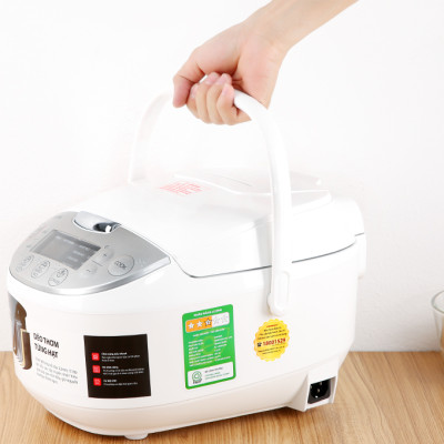 Nồi cơm điện tử Toshiba RC-18DH2PV(W) - Dung tích 1.8 lít - Lòng nồi dày 2.2 mm - Giữ ấm 12 tiếng - Hàng chính hãng