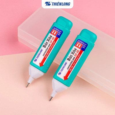 Bút xóa nước 12ml Thiên Long CP-02 xóa sạch, nhanh khô, an toàn sử dụng, thuận tiện học sinh, sinh viên, văn phòng