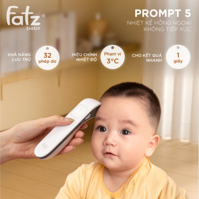 Nhiệt kế hồng ngoại không tiếp xúc Fatzbaby Prompt 5 EW-TA50 - Hàng Chính Hãng