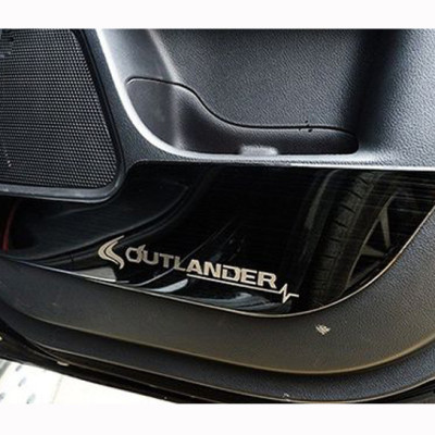 Bộ ốp Titan chống trầy xước Tapli, Táp li dành cho xe Mitsubishi Outlander 