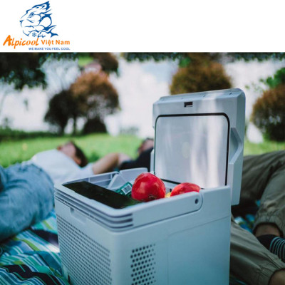 Tủ lạnh ô tô thông minh Alpicool Việt Nam 10 lít - C10 - 2 chức năng làm nóng 50 độ, làm đá nhanh kiêm hộp đựng thực phẩm, kiêm thùng đá cho tài xế, lái xe