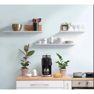 Kệ thanh ngang treo tường trang trí gỗ MDF chống ẩm phủ melamin - Sâu 20cm