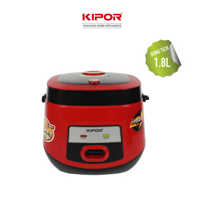 Nồi cơm điện KIPOR KP-N86918 - 1.8L - Lớp chống dính TEFLON cao cấp, lòng nồi niêu - Lòng nồi dày 3mm 1kg - Hàng chính hãng
