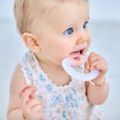 Bàn chải đánh răng kiêm gặm nướu silicon cho bé Marcus & Marcus, từ 6 tháng - Marcus