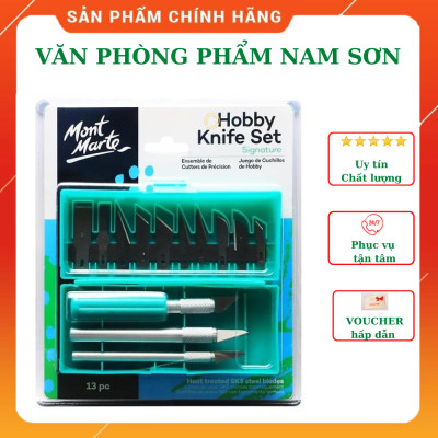 Bộ Dao Thủ Công Mont Marte MACR0004 (13 Chi Tiết)