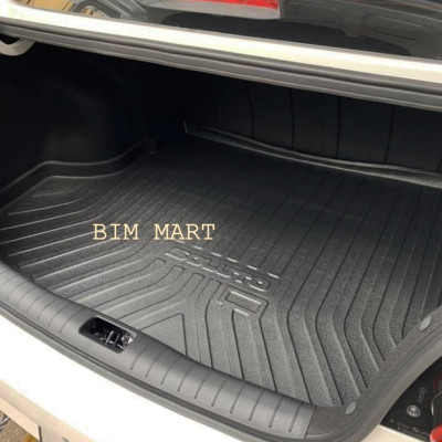 Lót cốp dành cho xe Kia Soluto 2019 - 2021 không mùi, chất liệu TPO cao cấp