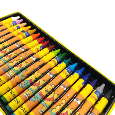 Hộp 18 Bút Sáp Màu Crayon - Colorkit CR-C013/PO - Hình Gấu Pooh