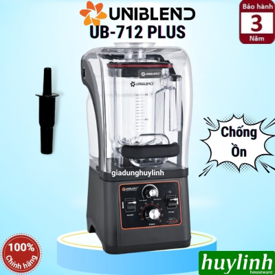 [Có hẹn giờ] Máy xay sinh tố công nghiệp Uniblend UB-712 Plus - [Mẫu mới 2024] - 1680W - Dung tích 1.8 lít - Hàng chính hãng