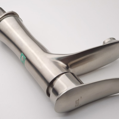 Vòi lavabo nóng lạnh Inox SUS 304 Eurolife EL-ORCHID 02 (Trắng vàng)