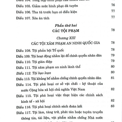 Bộ luật Hình sự (Hiện hành) (Bộ luật năm 2015, sửa đổi, bổ sung năm 2017)