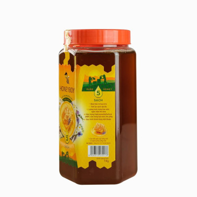 Bộ 4 Mật Ong Thiên Nhiên 5 Sạch Honeyboy 1kg