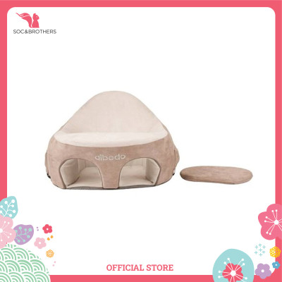 Ghế tập ngồi cho bé Aibedo Suede Fabric màu Beige