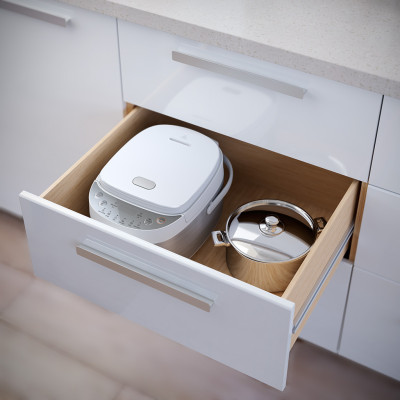 Nồi Cơm Điện Tử Mini Philips 0.85 lít HD3170/66 - Hàng Chính Hãng