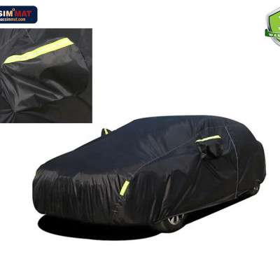 Bạt phủ ô tô Honda Accord thương hiệu Macsim sử dụng trong nhà và ngoài trời chất liệu Polyester - màu đen