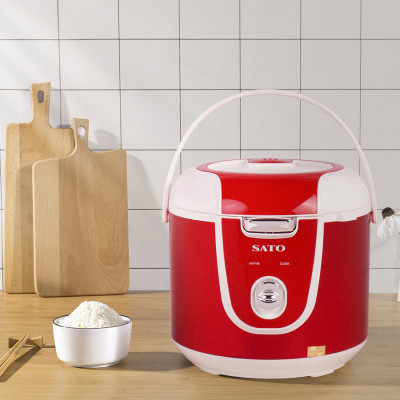 Nồi Cơm Điện SATO 18Q024 1.8L - Thiết kế quai xách chắc chắn, chống tràn tốt, nút điều khiển đơn giản, tiện dụng - Miễn phí vận chuyển toàn quốc - Hàng chính hãng