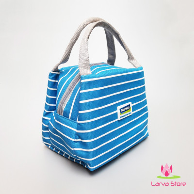 Bộ đựng đồ ăn trưa gồm túi giữ nhiệt  + hộp thủy tinh 400ml + hộp thủy tinh chia ngăn 670ml - Lunch40-67K