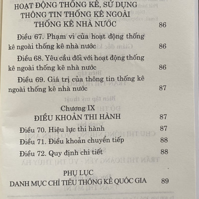 Luật Thống Kê  Năm 2015  ( Sửa đổi, bổ sung năm 2021  )