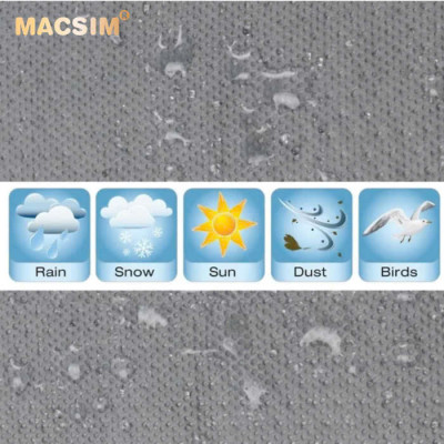 Bạt phủ ô tô chất liệu vải không dệt 3 lớp cao cấp thương hiệu MACSIM cho xe ô tô BMW X5- màu ghi