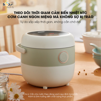 Nồi cơm điện tử Bear SB-NC16L - Hàng Chính Hãng