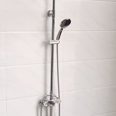 Cây sen nóng lạnh Đồng mạ Chrome Eurolife EL-SC912(Trắng bạc)