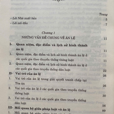 Án Lệ Việt Nam ( Sách chuyên khảo  )