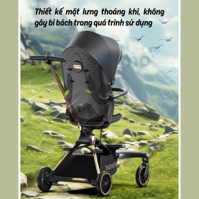 Xe đẩy Baobaohao V16 cho bé - Mẫu xe trendy nhất mùa hè năm 2024