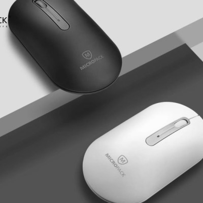 Chuột Không Dây MicroPack INSPIRE 2 MP-707B Bluetooth 5.0 Kiểu Dáng Mỏng Nhẹ HIện Đại Di Chuột Nhạy Chính Xác 1200CPI Hàng Chính Hãng