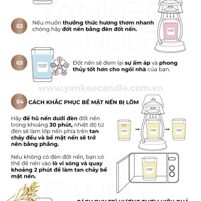 Nến ly vuông Elevation size L - Holiday Garland (552g)