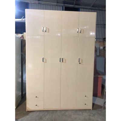 Tủ áo 2 tầng 4 cánh lớn Juno Sofa