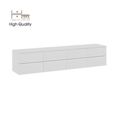 [Happy Home Furniture ] OLA , Kệ TV 8 ngăn kéo - treo tường , 200cm x 40cm x 42cm ( DxRxC), KTV_024