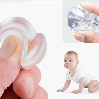 SET 2 Nút Silicone Bọc Cạnh Bàn Ghế Bịt Góc Chống Va Đập Bảo Vệ An Toàn Cho Bé Tròn & Vuông Keo Dán 3M